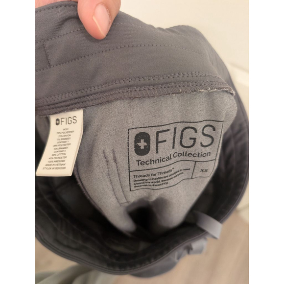 Figs scrub pants grey jogger bottoms medical dental healthcare scrubs Size XS - Picture 6 of 6